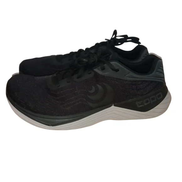 Men's Topo Ultrafly5 Athletic Black Running Shoes - Picture 6 of 11